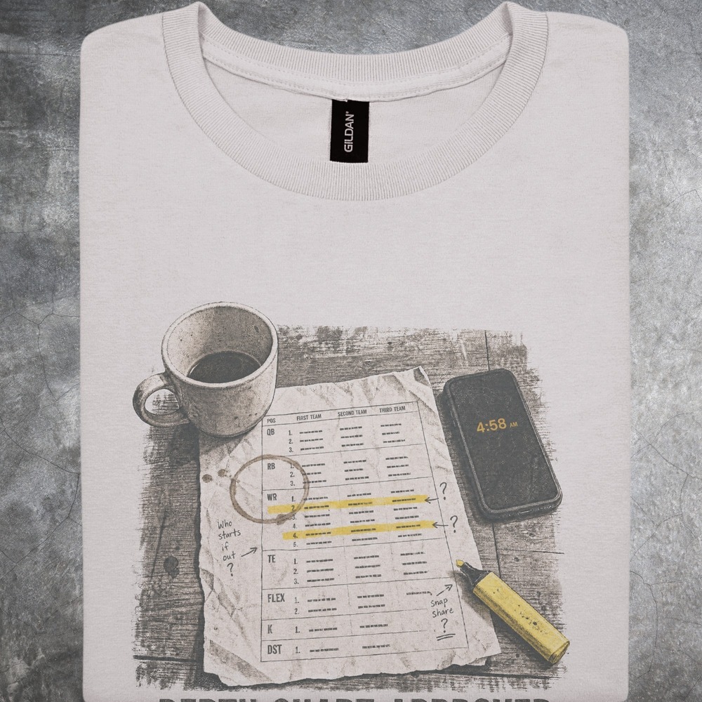 Depth Chart Approved at 4:58 AM Fantasy Football Tee